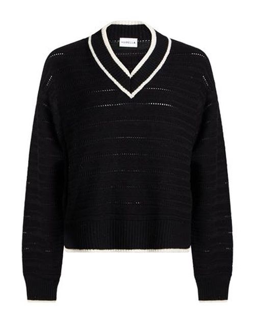 Woman Sweater Black Size M Virgin Wool, Cotton