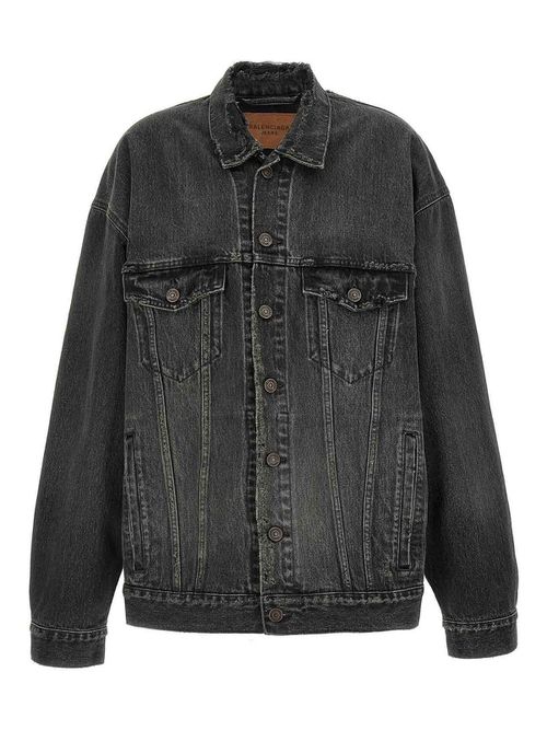 Denim Jacket With Used Effect