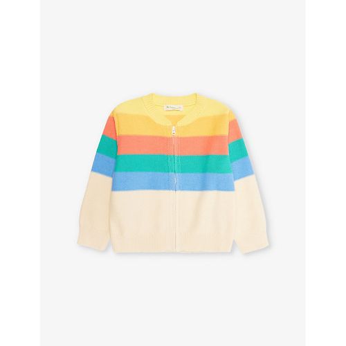 Barnacle Rainbow-Knit Cotton Cardigan