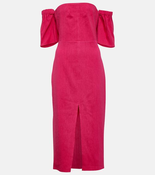 Stony off-shoulder midi dress