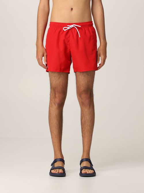 Swimsuit Men colour Red