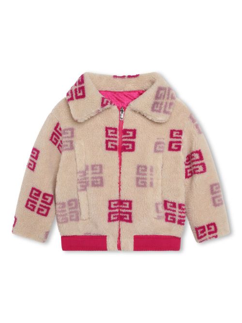 4G-motif reversible jacket - Pink