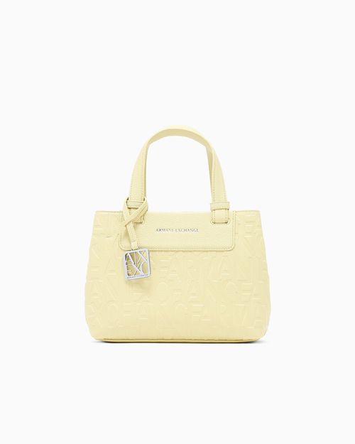 Tote shopping bag with coated belts