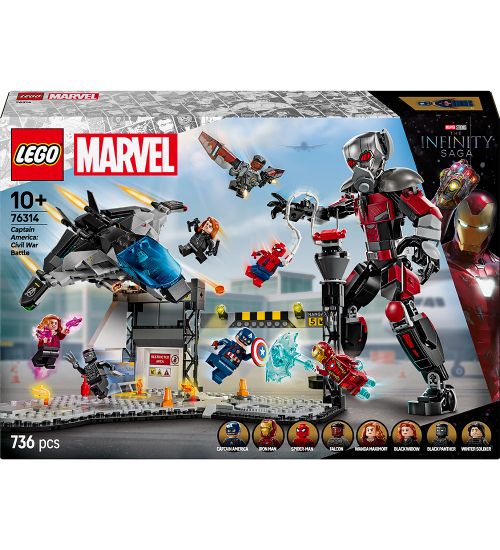 LEGO® Marvel - Captain America: Civil War Action Battle 76314 - - LEGO® - OneSize - Block