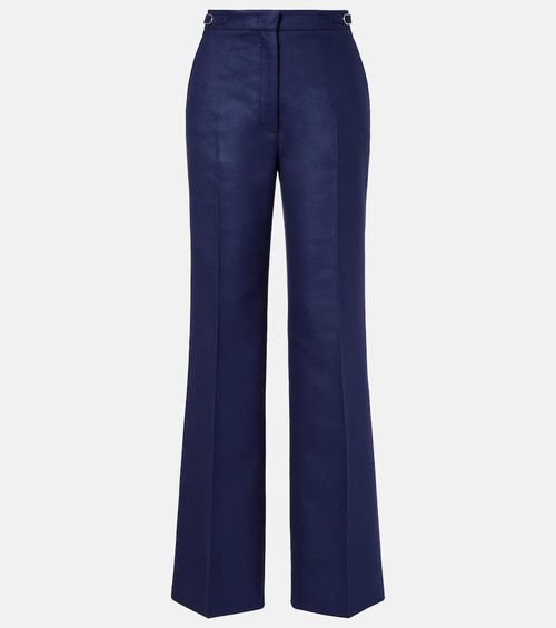 Vesta silk flared pants