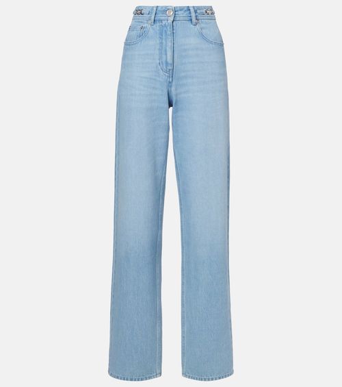 High-rise wide-leg jeans