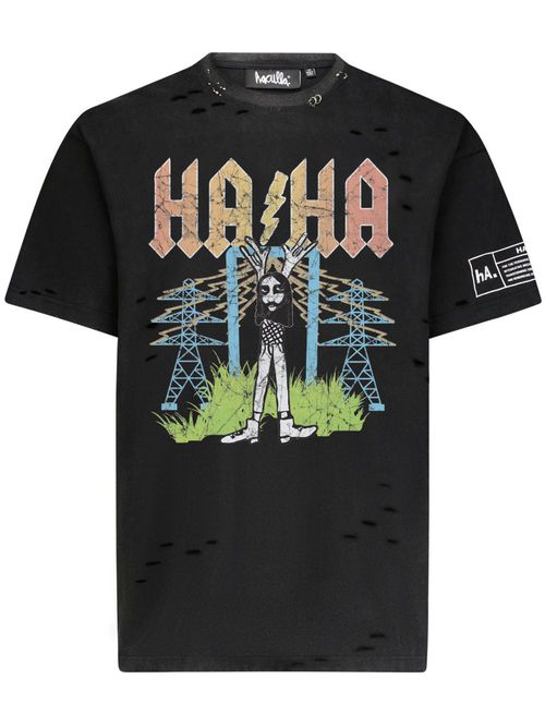 Feelin Electric cotton T-shirt - Black