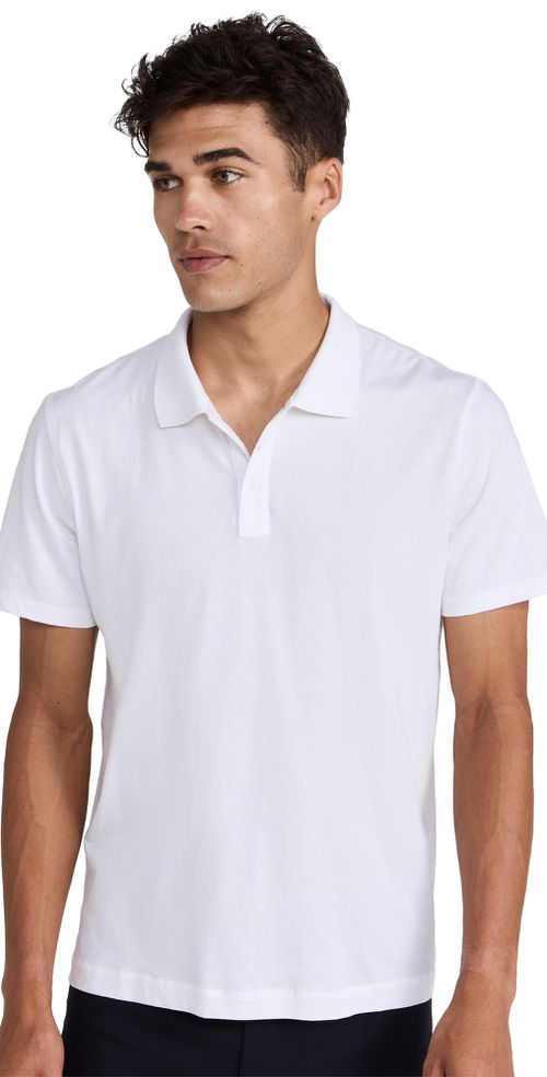Classic Jersey Polo White