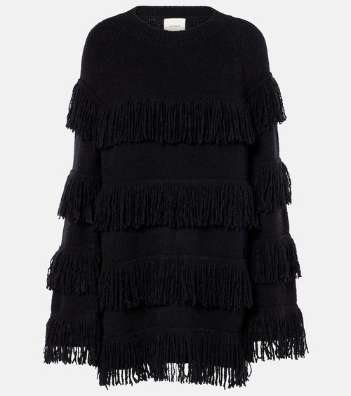 Agneta fringed cashmere-blend sweater