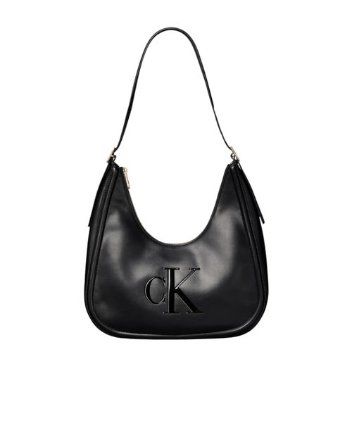 Soft Touch Crescent Logo Hobo Bag