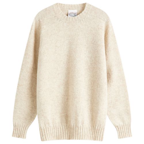 Men's Jamiesons of Shetland Crew Neck Jumper in White