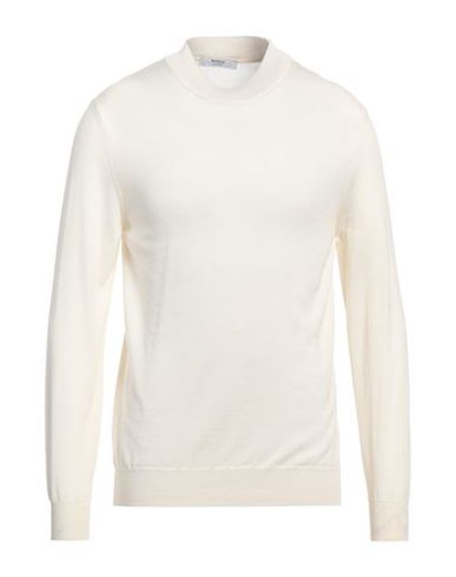 Man Turtleneck Ivory Size 44 Wool, Silk