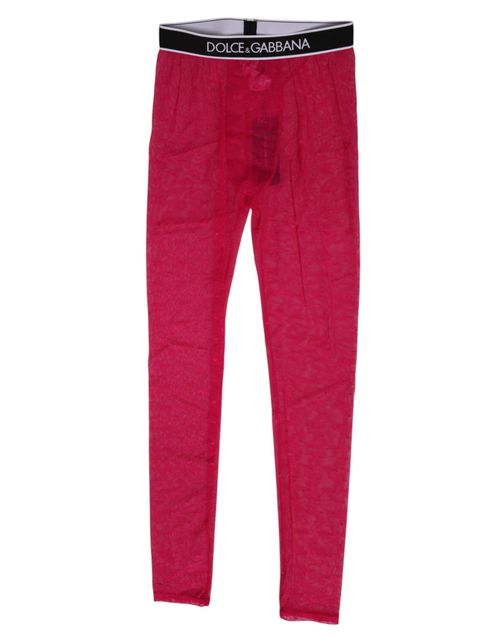 Logo Nylon Leggings — Pink
