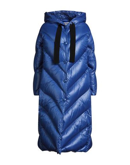 Woman Puffer Bright blue Size 2 Polyester