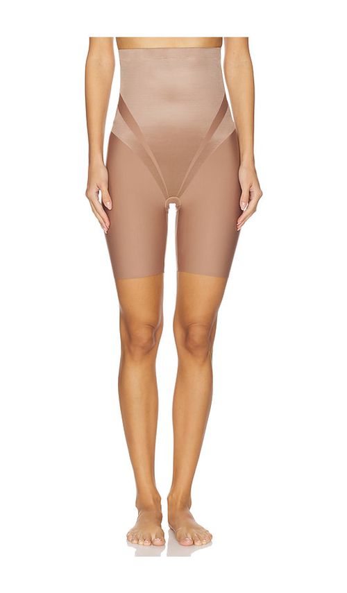 SPANX Spanxsculpt Ultra Sculpt High Waist Mid Thigh in Tan. - XS also in L, M