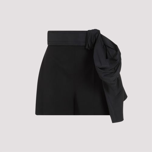 Black Cupro Shorts