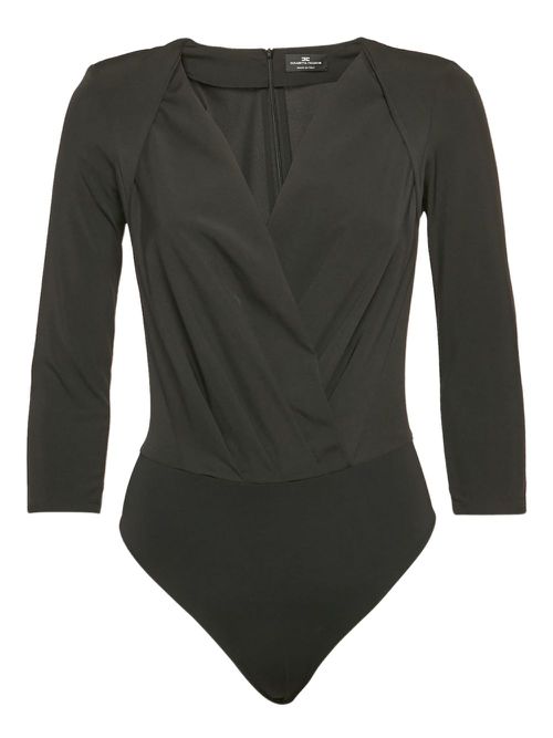 Pre-owned long-sleeve bodysuit - Black