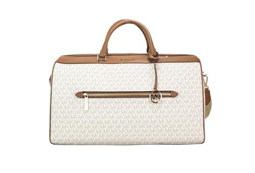 Michael Kors Extra Large Top Zip Duffle Bag (Vanilla) 35H1GTFD4B-149