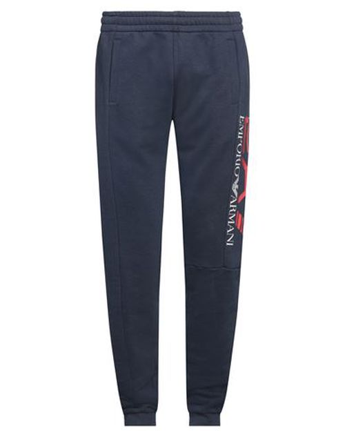 Ea7 Man Pants Midnight blue Size XXL Cotton, Polyester