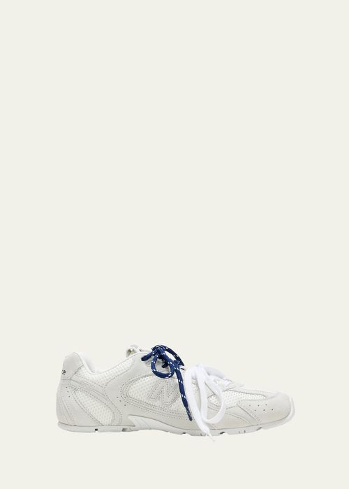 미우미우 여성 x New Balance Double Lace Mesh Sneakers BG_4792775_100189_MBIANCO