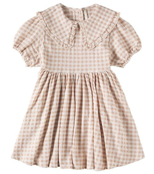 Rylee + Cru Camille gingham cotton dress