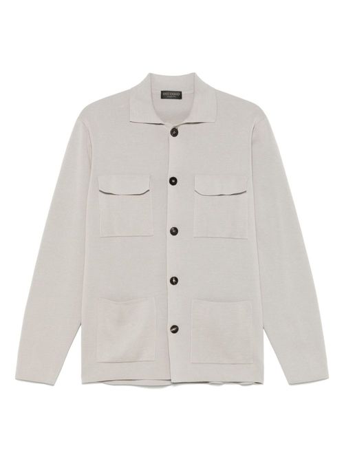 Dell'oglio cotton shirt jacket - Grey