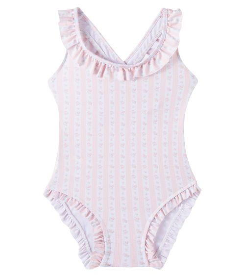 Opal floral ruffled swimsuit