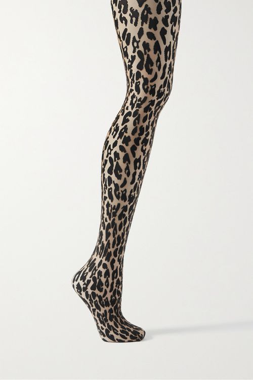 Josey 20 Denier Leopard-print Tights - Animal print