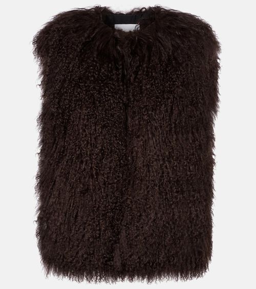 Shearling vest