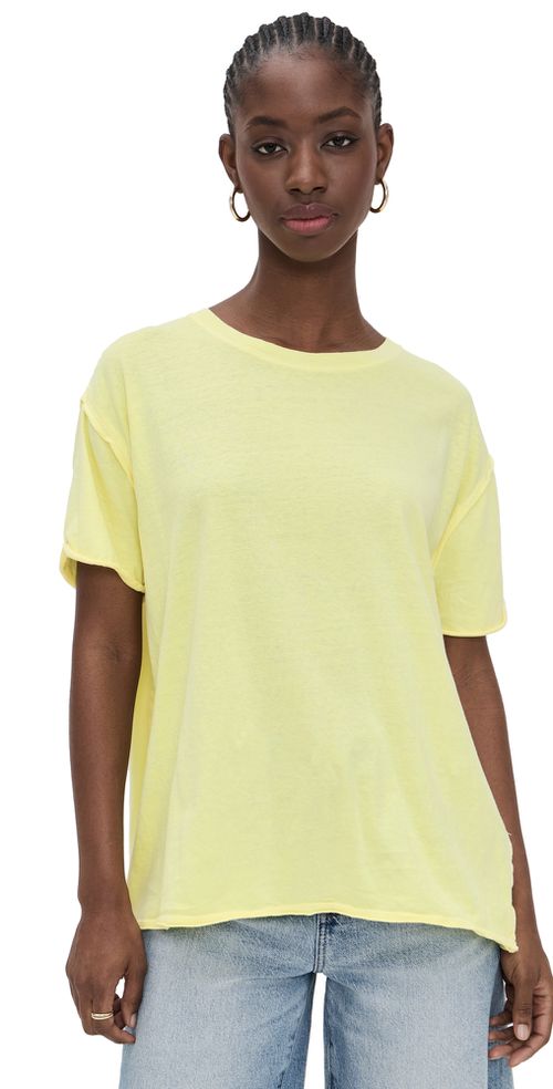 Free People Nina Tee Yellow Finch