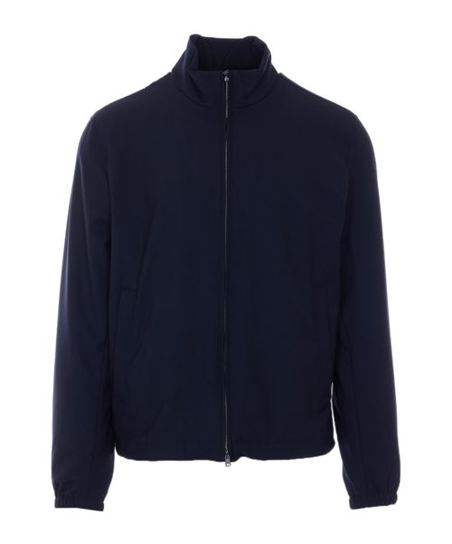High Neck Zip-Up Jacket