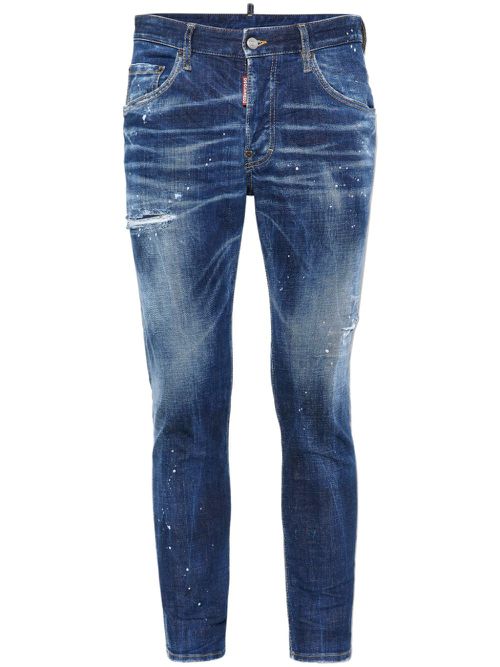 Distressed skinny jean - Blue