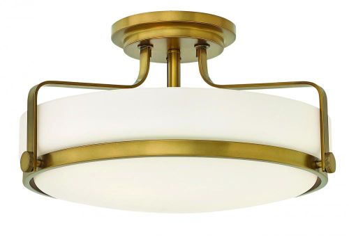 Heritage Brass LED Flush Mount from the Harper Collection