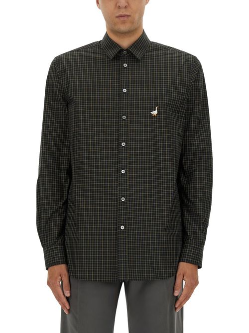 Shirt With Goose Embroidery
