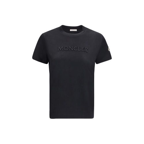 Logo-Embroidered Cotton T-Shirt — Black