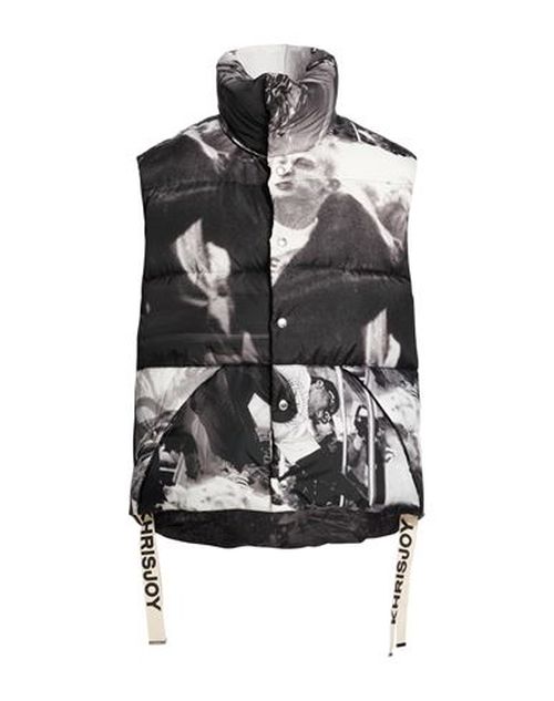 Man Vest Black Size 0 Polyester