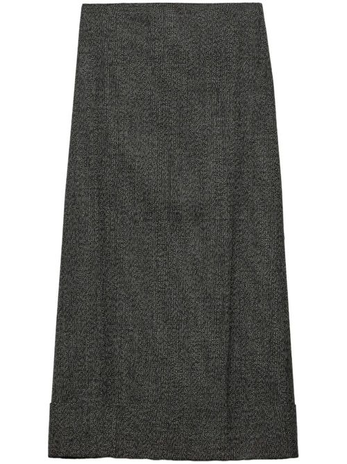 A-line maxi skirt - Grey