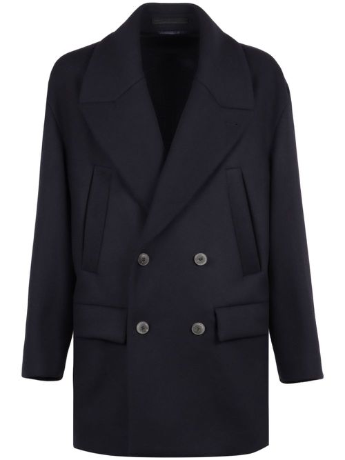 Double-breasted coat - Blue
