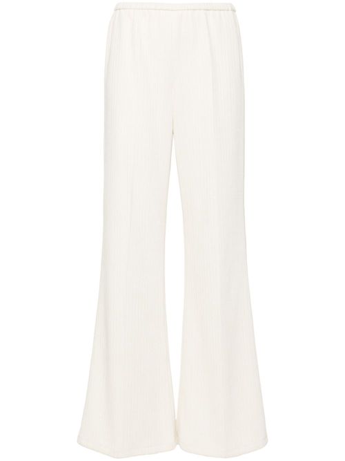 Straight-leg corduroy trousers - Neutrals