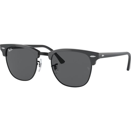 Ray - Ban Unisex Ray - Ban RB3016 CLUBMASTER 1367B1 Sunglasses Acetate Grey Grey Squared Norma