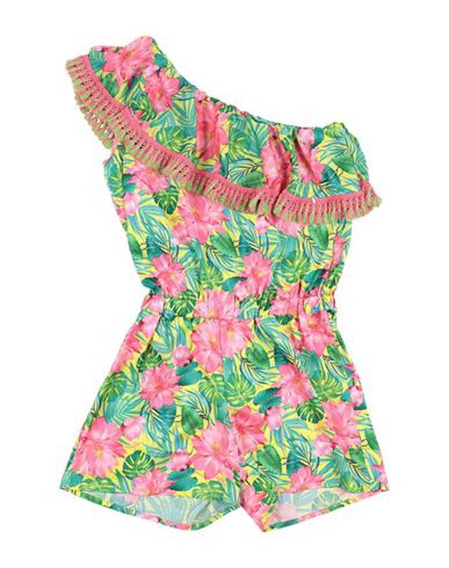 4giveness Kid Girl Jumpsuit Yellow Size 16 Polyester, Elastane
