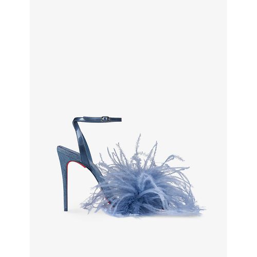 Womens Denim Loubipoupi 100 Heeled Sandals