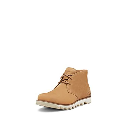 Sorel Men's Kezar Chukka WP Boot — Elk, Chalk — Waterproof Nubuck Leather Rain Boot —