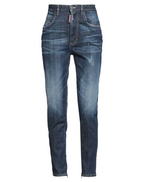 Woman Jeans Blue Size 10 Cotton, Polyester, Elastane