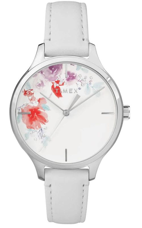 Quartz White Dial Ladies Crystal Bloom Watch TW2R66800