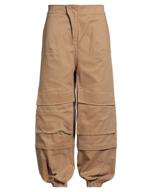 Man Pants Camel Size S Cotton