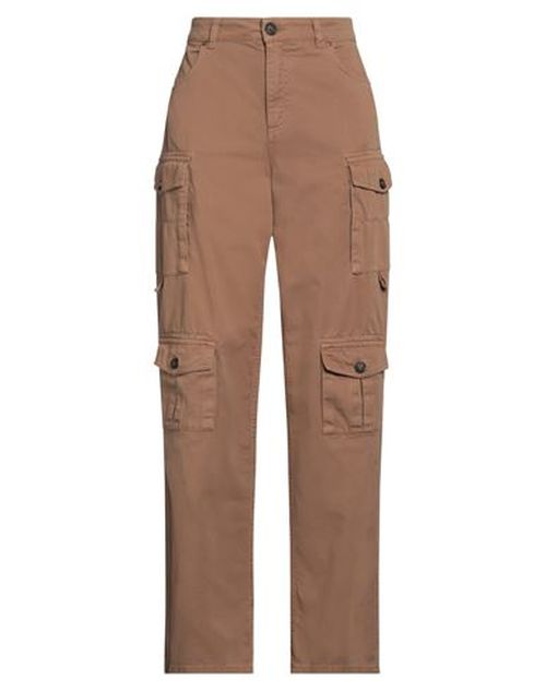 Denim Woman Pants Light brown