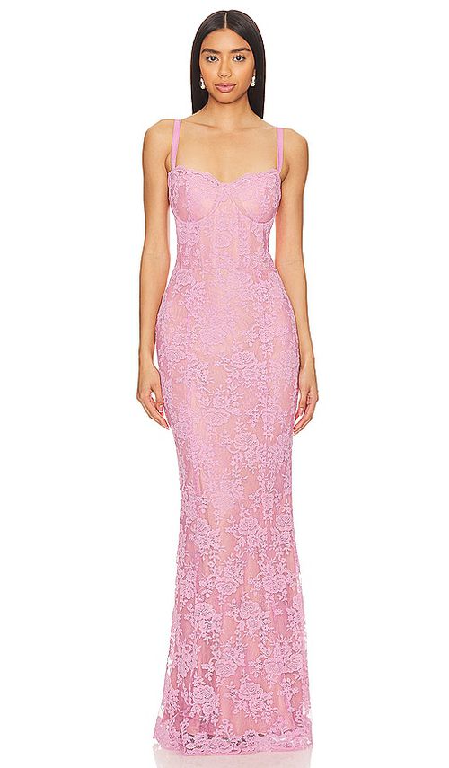 V. Chapman ABENDKLEID RUBY in Pink. Größe 8. Also in