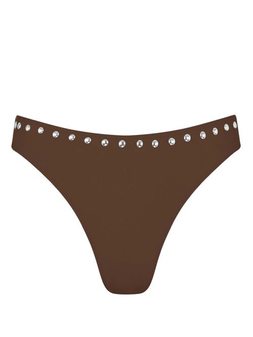 Studded bikini bottoms - Brown