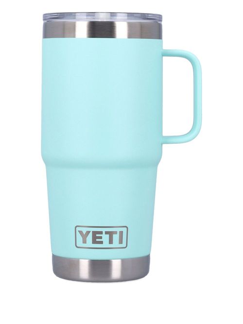 Straw handle mug - Blue